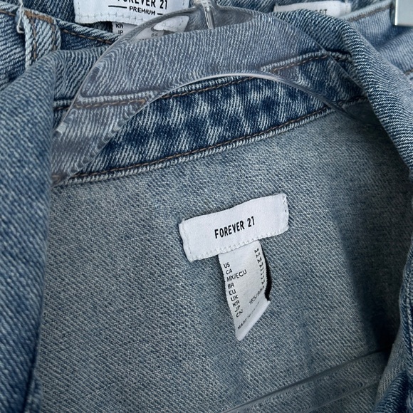 Forever 21 Blue Denim Jacket set - Picture 8 of 9